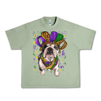 Oil Green mardi gras hat  english bulldog Urban Heavy Tee - RanaPortraitStore