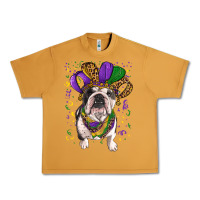 Peanut Butter mardi gras hat  english bulldog Urban Heavy Tee - RanaPortraitStore