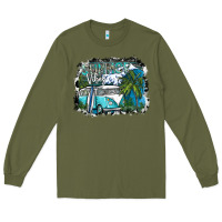 Army Green summer vibes Long Sleeve Tee - SublimationCraftShop