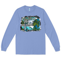 Colony Blue summer vibes Long Sleeve Tee - SublimationCraftShop