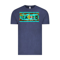 Vintage Denim teacher license plate Vintage Tee - BarkalooDesign