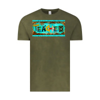 Vintage Olive teacher license plate Vintage Tee - BarkalooDesign
