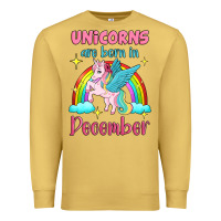 Antique Gold unicorns are born in december Premium Sweatshirt - Jasminsmagicworld
