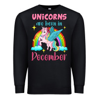 Black unicorns are born in december Premium Sweatshirt - Jasminsmagicworld