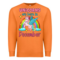 Carrot unicorns are born in december Premium Sweatshirt - Jasminsmagicworld