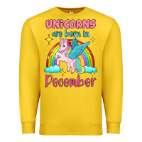 Lemon unicorns are born in december Premium Sweatshirt - Jasminsmagicworld