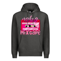 Charcoal Heather make a mixtape cassette Premium Hoodie - NancyCooperArtShop