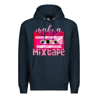 Navy make a mixtape cassette Premium Hoodie - NancyCooperArtShop