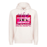 Pale Pink make a mixtape cassette Premium Hoodie - NancyCooperArtShop