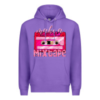 Purple make a mixtape cassette Premium Hoodie - NancyCooperArtShop