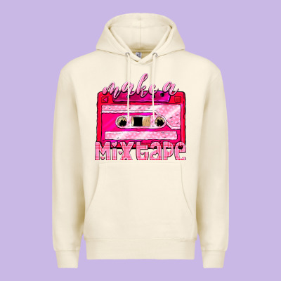 Make A Mixtape Cassette Premium Hoodie Designed By Nancycooperartshop