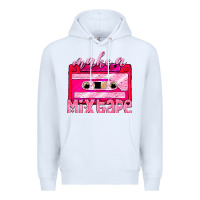 White make a mixtape cassette Premium Hoodie - NancyCooperArtShop