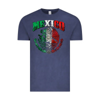 Vintage Denim mexico coat of arms Vintage Tee - Zillion Design Studio