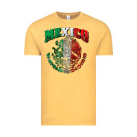 Vintage Mustard mexico coat of arms Vintage Tee - Zillion Design Studio