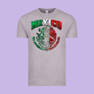 Mexico Coat Of Arms Vintage Tee Designed By Zillion Design Studio