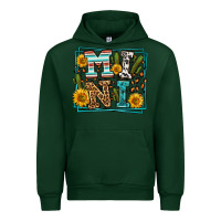 Foreset Green western leopard mini Urban Hoodie - LillyAllenDesigns