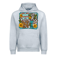 Heather Grey western leopard mini Urban Hoodie - LillyAllenDesigns