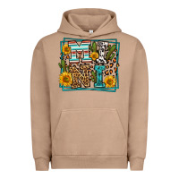 Pigment Burro western leopard mini Urban Hoodie - LillyAllenDesigns