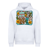 White western leopard mini Urban Hoodie - LillyAllenDesigns