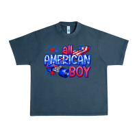 Midnight Navy all american boy billie wilder Urban Heavy Tee - texasbilliewilder
