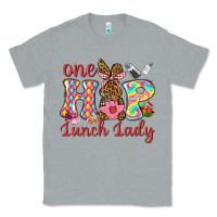 Heather Grey One hip lunch lady Classic Tee - Neo Western