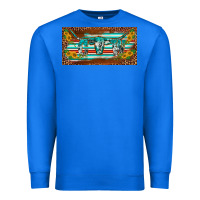 True Royal western howdy cowgirl leopard serape   license plate template Premium Sweatshirt - BarkalooDesign