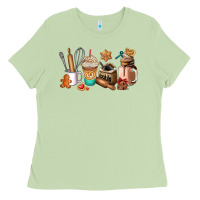 Matcha cookie coffee cup Ladies Tee - AdoDesignShop