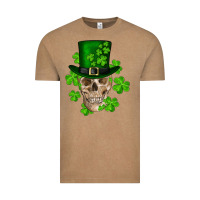 Vintage Coffee st. patrick's day skull Vintage Tee - RanaPortraitStore