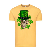 Vintage Mustard st. patrick's day skull Vintage Tee - RanaPortraitStore