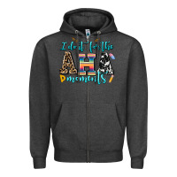 Charcoal Heather i do it for the aha moments Zipper Hoodie - AdoDesignShop