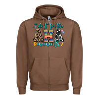 Chestnut i do it for the aha moments Zipper Hoodie - AdoDesignShop