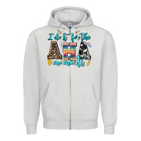 Dove Grey i do it for the aha moments Zipper Hoodie - AdoDesignShop