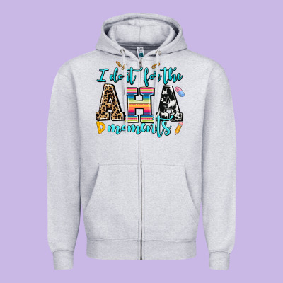 I Do It For The Aha Moments Zipper Hoodie Designed By Adodesignshop