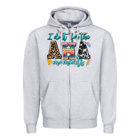 Heather Grey i do it for the aha moments Zipper Hoodie - AdoDesignShop