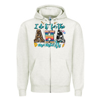Oatmeal Heather i do it for the aha moments Zipper Hoodie - AdoDesignShop