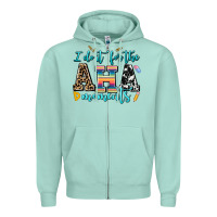 Seafoam i do it for the aha moments Zipper Hoodie - AdoDesignShop