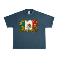 Midnight Navy mexican flag Urban Heavy Tee - Zillion Design Studio