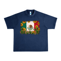 Navy mexican flag Urban Heavy Tee - Zillion Design Studio