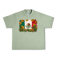 Oil Green mexican flag Urban Heavy Tee - Zillion Design Studio