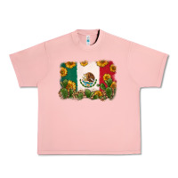 Salmon mexican flag Urban Heavy Tee - Zillion Design Studio