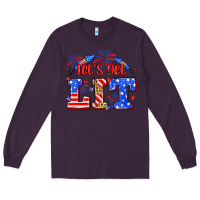 Plum Let's get lit 4th of July Long Sleeve Tee - Neo Western