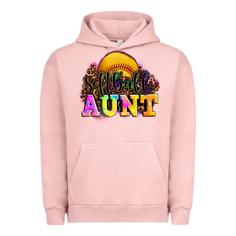 Softball Aunt Urban Hoodie by LillyAllenDesigns | Teevron