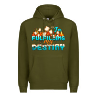Army Green camp im fulfilling my destiny Premium Hoodie - NancyCooperArtShop
