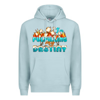 Blue Mist camp im fulfilling my destiny Premium Hoodie - NancyCooperArtShop