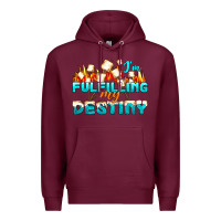 Burgundy camp im fulfilling my destiny Premium Hoodie - NancyCooperArtShop