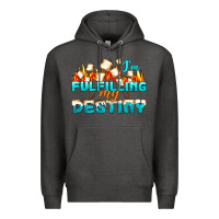 Charcoal Heather camp im fulfilling my destiny Premium Hoodie - NancyCooperArtShop