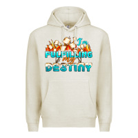 Oatmeal Heather camp im fulfilling my destiny Premium Hoodie - NancyCooperArtShop
