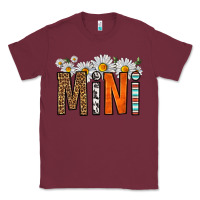 Burgundy western daisies mini Classic Tee - HRA Design Shop