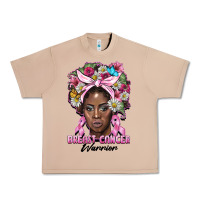 Breast Cancer Warrior Black Woman Urban Heavy Tee | Teevron
