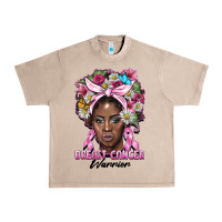 French Oak breast cancer warrior black woman Urban Heavy Tee - BarkalooDesign